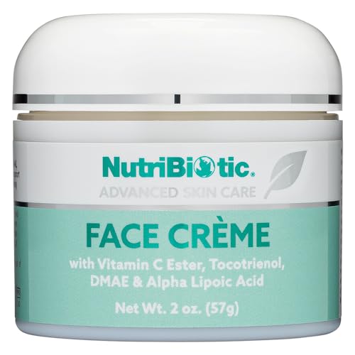 NutriBiotic Face Cream - Deep Moisturizing with Antioxidants, Paraben-Free - 2 Oz