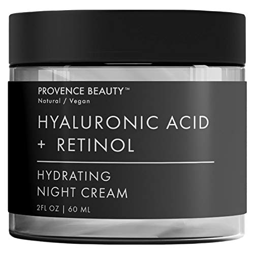 Provence Beauty Night Cream - Hydrating Anti-Aging & Acne Treatment, Organic Ingredients - 2 Fl Oz