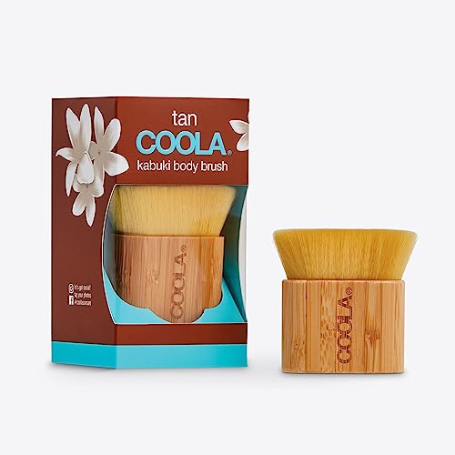 COOLA Body Brush - Effortless Self Tan Application, Vegan Bristles, Cruelty-Free - Kabuki Style