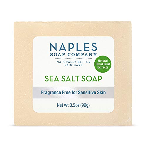 Naples Soap Company Body Soap - Naturally Exfoliates & Moisturizes, Fragrance Free - 3.5 oz