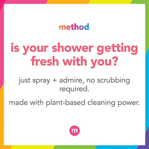 Method Bathroom Cleaner Spray - Plant-Based, Biodegradable, Eucalyptus Mint Scent - 28oz (Pack of 4)