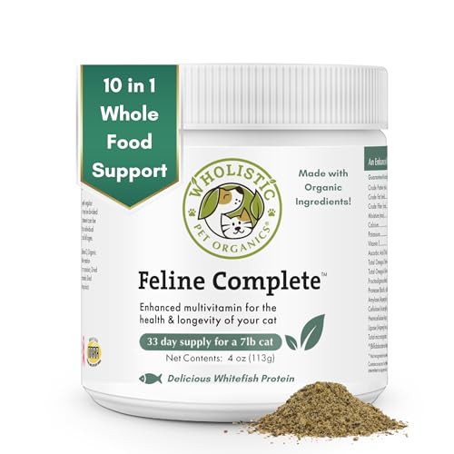 Wholistic Pet Organics Feline Complete - Immune Support, Natural Ingredients - 4oz