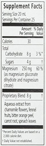 Floradix Magnesium Liquid Supplement - Supports Muscle & Bone Health, Non-GMO, 17oz