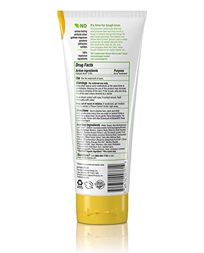 Alba Botanica Body Scrub - Maximum Strength Acne Treatment, Gentle Exfoliation - 24oz (Pack of 3)