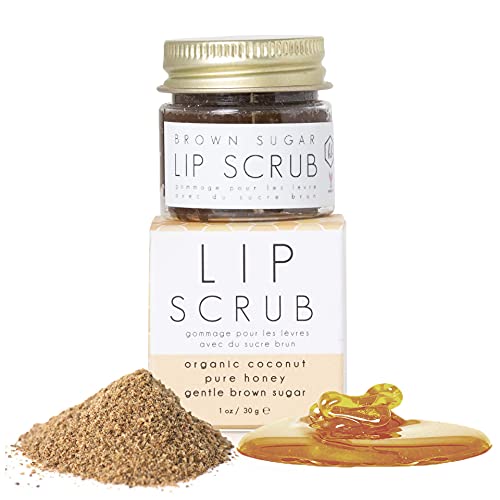 Honey Belle Lip Scrub - Gentle Exfoliation, Hydrating & Nourishing for Soft, Smooth Lips - 3oz