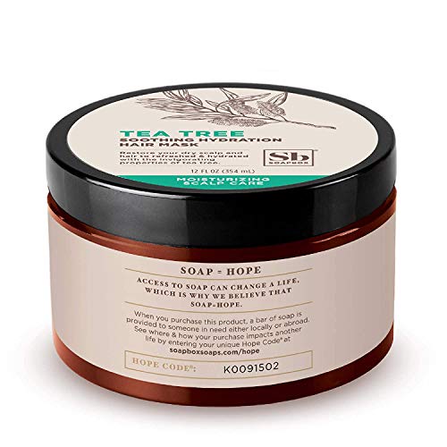 Soapbox Hair Mask - Deep Conditioning, Hydrates & Soothes with Tea Tree Oil - 12oz