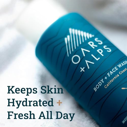 Oars + Alps Men's Body Wash - Hydrating, Vitamin E & Antioxidants, Sulfate-Free - 1 Pack