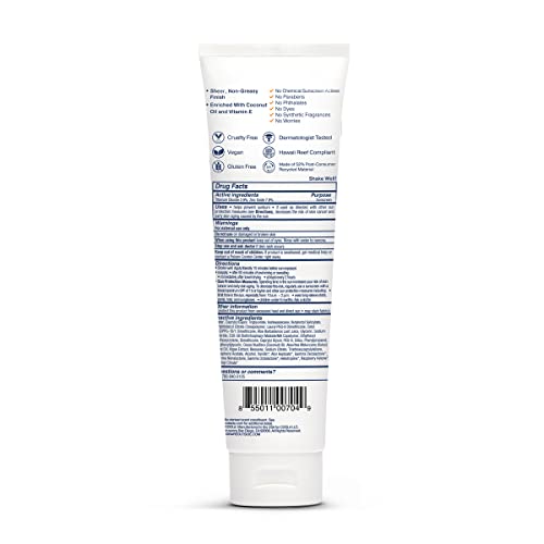 Bare Republic Sport Mineral Sunscreen SPF 50 - Broad Spectrum Protection, Vanilla Coco - 5 Fl Oz