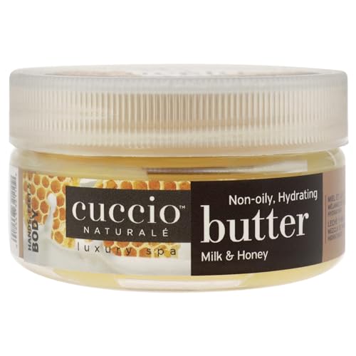 Cuccio Naturale Body Cream - Deep Hydration, Natural Ingredients, Milk & Honey - 1.5 Oz