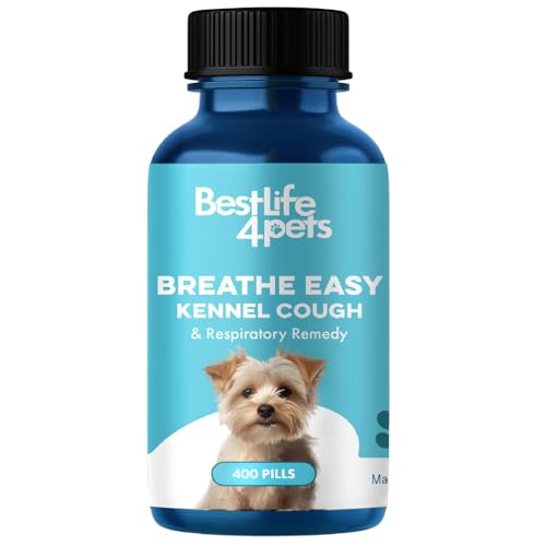 BestLife4Pets Dog Supplement - Natural Cough & Cold Relief, Supports Respiratory Health - 400 Pills