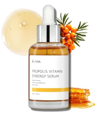 IUNIK Propolis Face Serum - Nourishing & Soothing for Sensitive Skin, 70% Propolis, 17% Vitamins