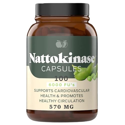 Complete Natural Products Nattokinase Capsules - Supports Circulation, Vegan, Non-GMO - 100 Count