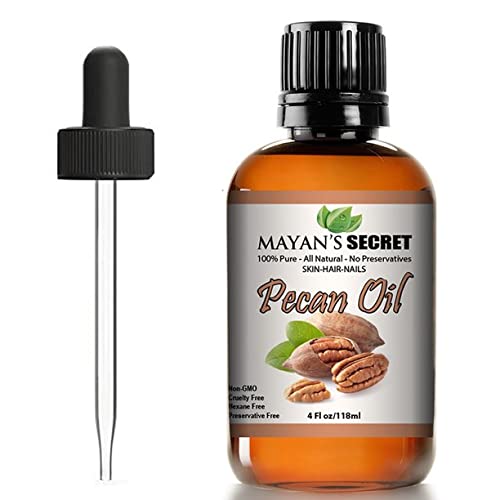 Mayan's Secret Pecan Oil - Nourishes Skin, Prevents Wrinkles, Promotes Hair Health - 4oz