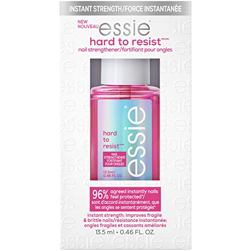 essie Nail Strengthener - Improves Nail Resistance, 8-Free Vegan Formula - Pink Tint, 0.46 fl oz