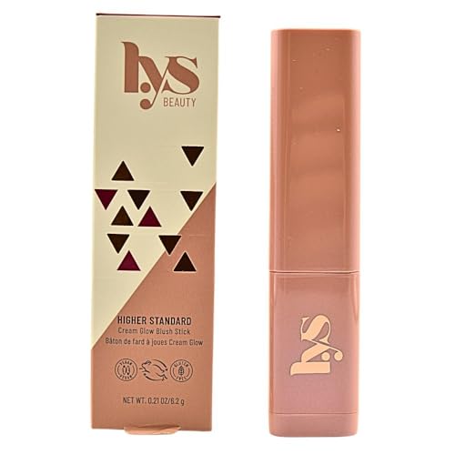 LYS Beauty Cream Glow Blush Stick - Hydrating Berry Plum Color, Triangle Design - 1 Count