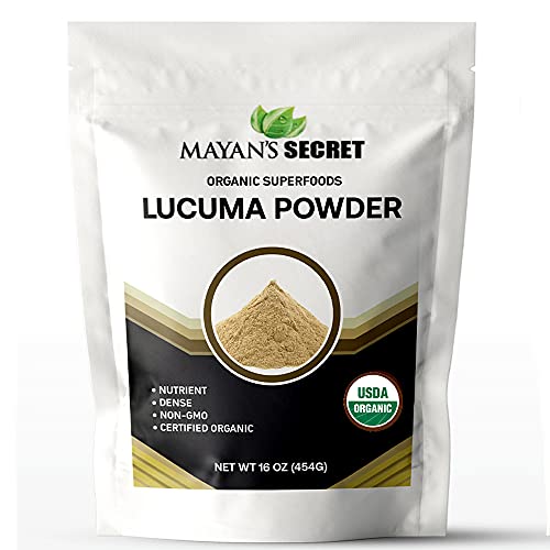 Mayan's Secret Lucuma Powder - Nutrient-Rich Sugar Substitute, Vegan & Non-GMO - 16oz