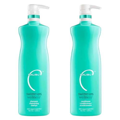 Malibu C Hair Care Set - Restores Vibrancy, Removes Chlorine Damage - 33.8oz Shampoo & Conditioner