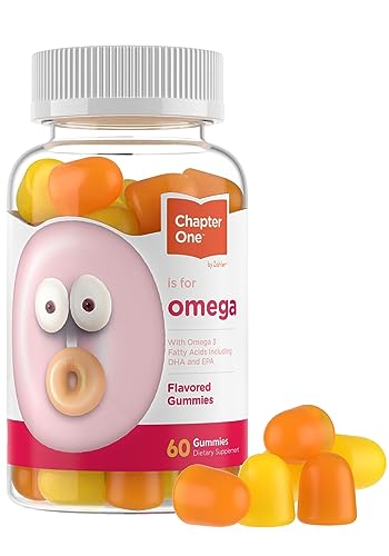 Zahler Chapter One Omega 3 Gummies for Kids - Supports Growth & Brain Function, Vegan - 60 Count