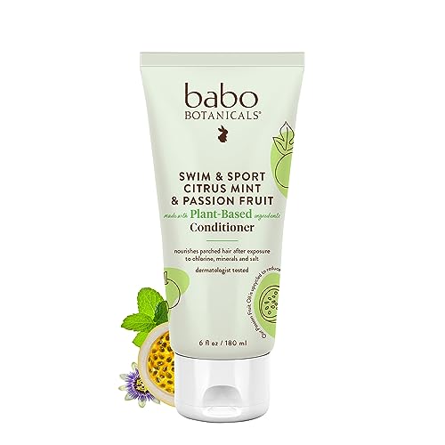 Babo Botanicals Citrus Mint Conditioner - Moisturizing, Plant-Based Formula, All Ages - 8oz