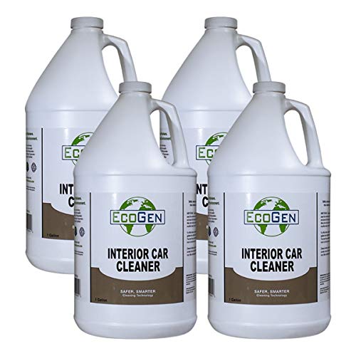 EcoGen Car Cleaning Kit - Safe Interior Cleaner, No Fumes, Biodegradable - Unscented, 1 Gallon