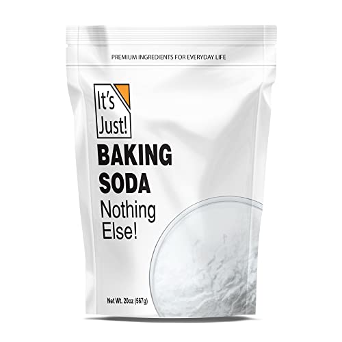 It's Just Baking Soda - 100% Pure, Food Grade, Non-GMO, Made in USA - 1.25 lb for Cleaning & Baking