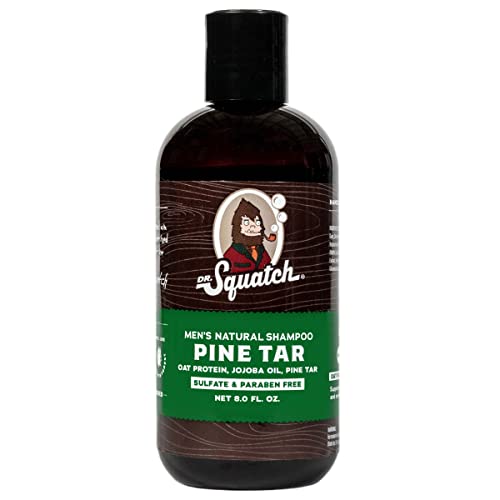 Pine Tar Shampoo - Rugged Woodsy Scent, Nourishing Formula for Healthy Hair - 12oz