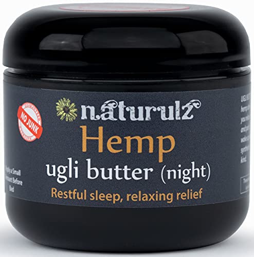 Naturulz Ugli Butter Night Cream - Promotes Healthy Sleep, Eases Restless Muscles - 4oz