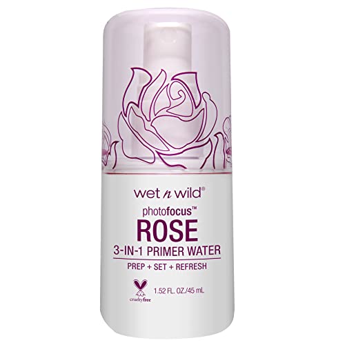 wet n wild Face Mist - Hydrating Primer with Vitamins, Vegan & Cruelty-Free - Rose Addiction, 1.52oz