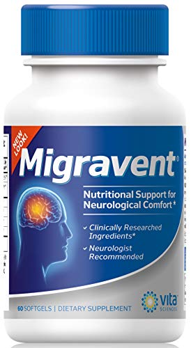 Vita Sciences Migravent Vitamin B Supplement - Natural Migraine Relief, Caffeine-Free - 60 Count