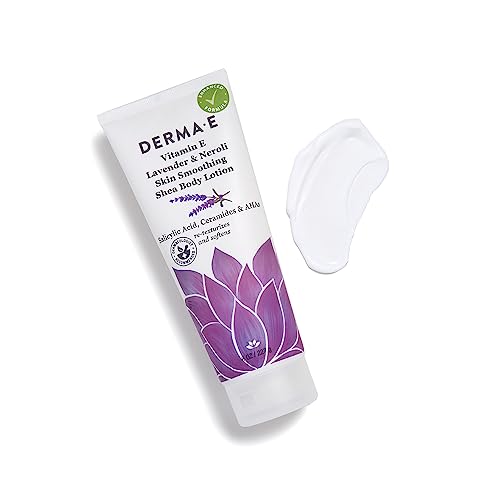 Derma E Body Lotion - Hydrating Vitamin E & Shea Butter, Lavender & Neroli Scent - 8oz