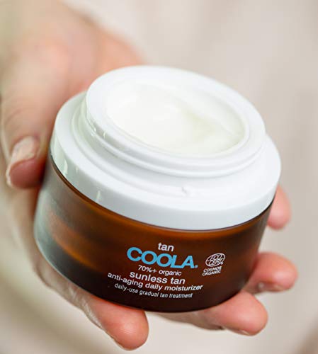 COOLA Organic Self Tanner Face Moisturizer - Hydrating Anti-Aging Formula with DHA - 1.5 Fl Oz