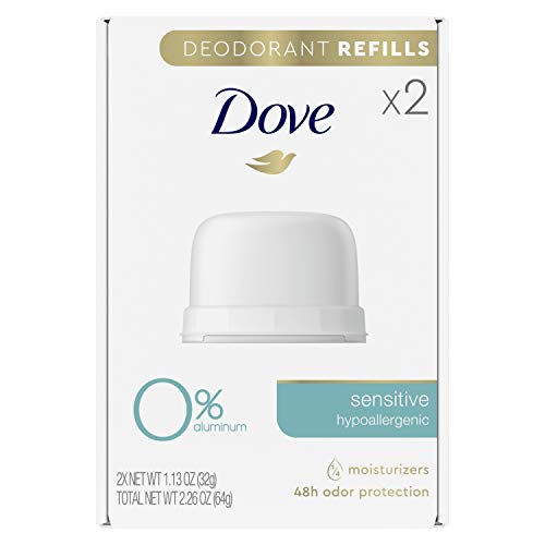 Dove Stick Deodorant Refills - Aluminum-Free, Moisturizing, Sensitive Skin Formula - 1.13oz