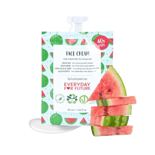 Everyday For Future Watermelon Face Cream - Hydrates & Nourishes, Vegan & 98% Natural - 1.35 fl oz