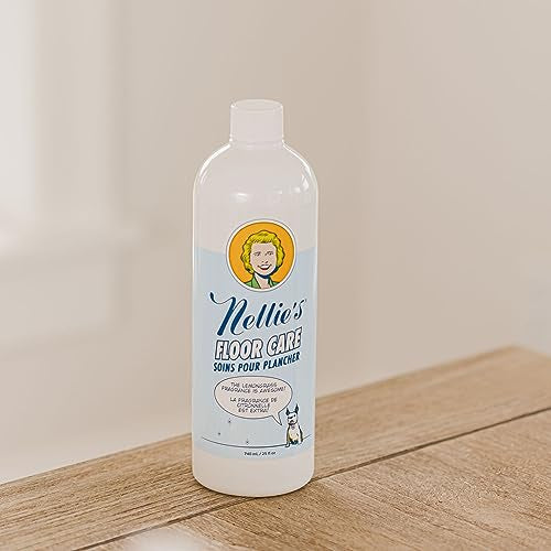 Nellie's Floor Care - Plant-Based Cleaner for Hardwood & Tile, Refreshing Lemongrass - 25 fl oz