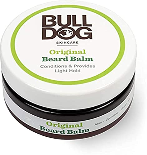 Bulldog Beard Balm - Softens & Tames All Beard Types, Natural Ingredients - 2.5 Ounce