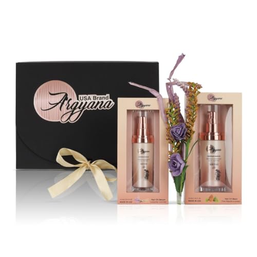 Argyana Hair Care Set - Nourishing Growth with Lavender Oil Serum & Pine Needle Mask - 80 ML