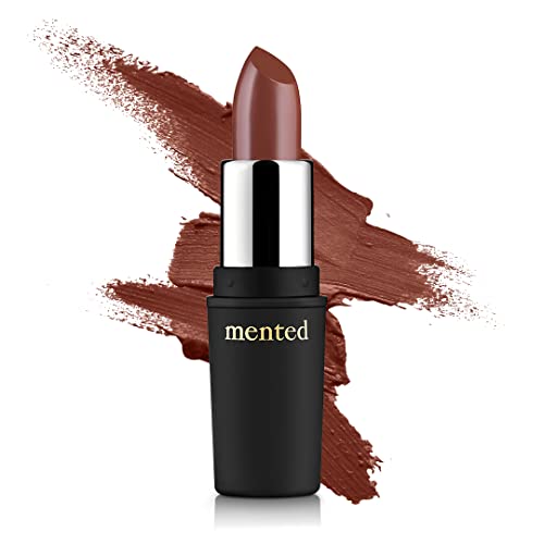 Mented Cosmetics Semi Matte Lipstick - Long Lasting, Vegan & Paraben-Free, Brown Bare - 0.12oz