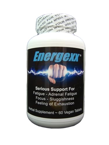 NaturalyPure Energexx - Energy Booster & Adrenal Support with Ginger & Ashwagandha - 30 Servings