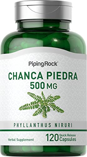 Piping Rock Chanca Piedra Herbal Supplement - Non-GMO, Quick Release, 120 Capsules