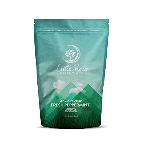 Little Moon Essentials Cooling Foot Soak - Refreshing Peppermint, Vegan & Cruelty-Free - 13.5oz