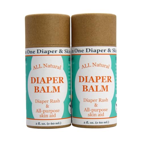 BALM! Baby Diaper Balm - Soothing Natural Relief, Vegan & Herbal - 2-Pack (2oz each)