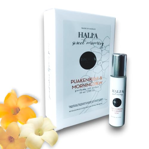 MOEA Hawaiian Perfume Roller - Floral Blossom & Morning Dew, Vegan & Cruelty-Free - 10ml