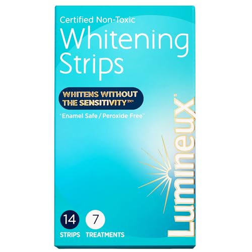 Lumineux Teeth Whitening Strips - Enamel Safe, Non-Toxic, Microbiome Approved - 14 Strips