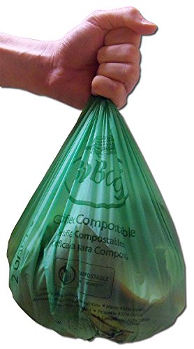 BioBag Compostable 3 Gallon Food Waste Bags - Certified Non-GMO, 100ct, Plant-Based