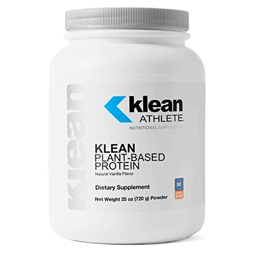 Klean ATHLETE Plant-Based Protein Powder - Supports Muscle Synthesis, NSF Certified - 25oz Vanilla