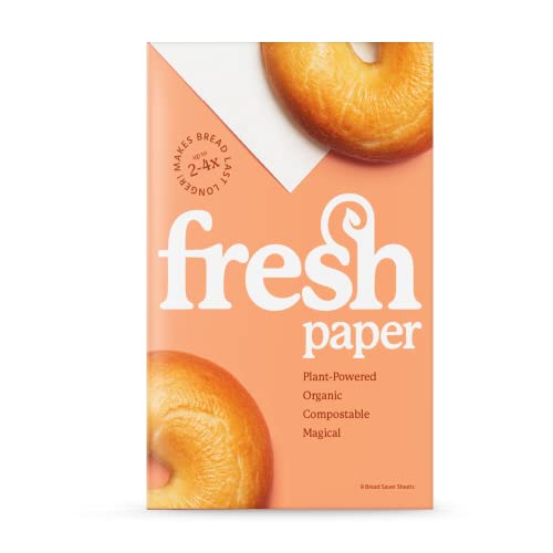 FRESHPAPER Food Storage Sheets - Extend Freshness Naturally, BPA-Free, 8 Reusable Sheets