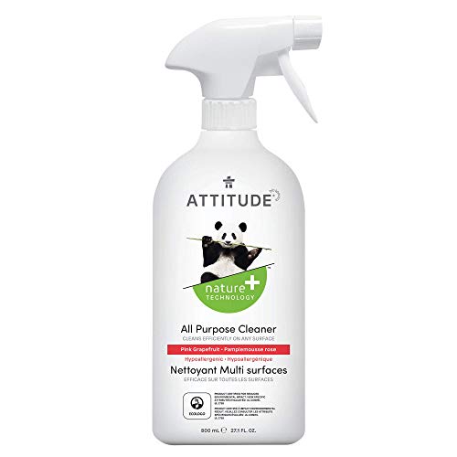 ATTITUDE All Purpose Cleaner - EWG Verified, Vegan, Naturally Derived, Pink Grapefruit - 27.1oz