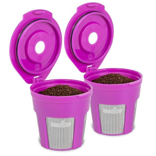 Cafe Fill Deluxe Reusable Coffee Pod - Save Money, Durable BPA-Free, Fits Keurig Machines - 2-Pack