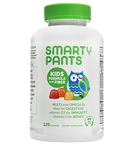 SmartyPants Multivitamin - Complete Kids Fiber Gummies, Non-GMO, 120 Count