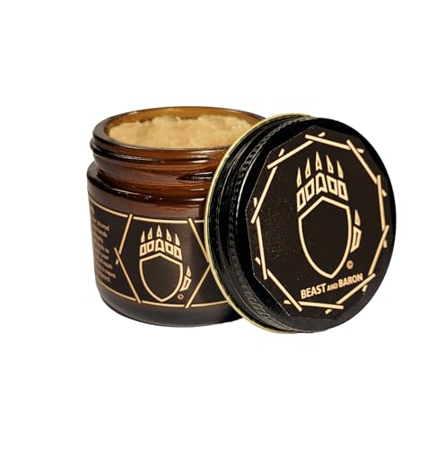 Beast and Baron Premium Beard Balm - All Natural Ingredients, Small Batch Made - 2 Fl Oz